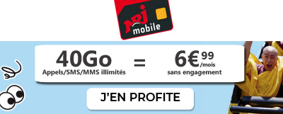 Forfait 40Go NRJ Mobile