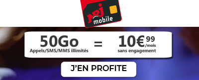 Forfait NRJ Mobile 50Go