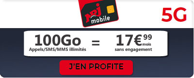 promo forfait 5G NRJ Mobile