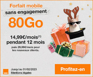 promo forfait Orange 80Go black friday
