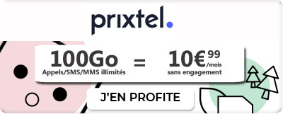 promo forfait Prixtel 100Go