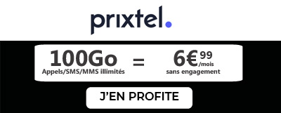 promos forfait 100Go prixtel
