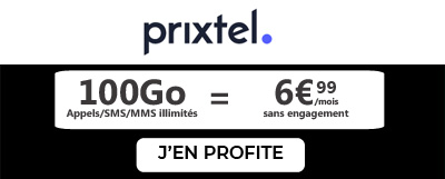 Promo prixtel 100Go BF