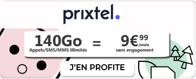 promo prixtel forfait 140Go