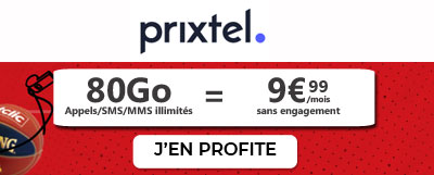 promo Prixtel 80Go