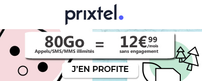 Forfait Prixtel 80Go