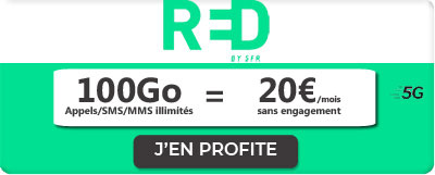 forfait RED 100Go 5G
