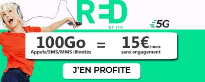Forfait red 100 Go à 15?