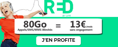 forfait RED 80 go fin promo