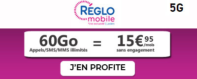 forfait 5g reglo mobile