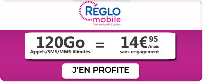 Forfait Reglo Mobile 120 Go