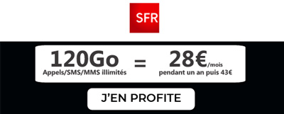 Forfait SFR 120Go