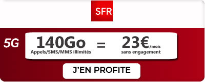 promo forfait SFR 140Go