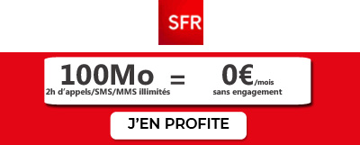 forfait SFR 100 Mo