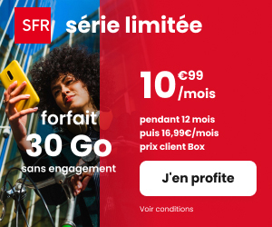 promo forfait SFR 30Go