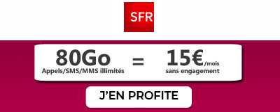 Forfait SFR 80Go