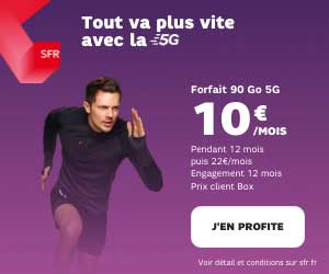 Forfaits SFR promo 90Go