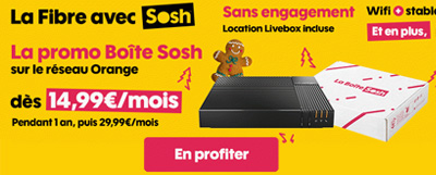 promo SOSH Internet Noël