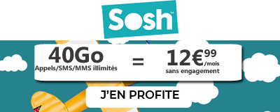 forfait Sosh 40Go
