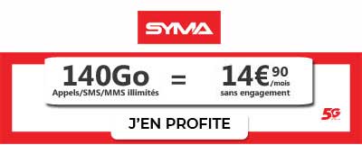 promo 5G forfait Syma