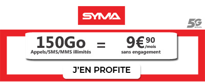 promo 150Go Syma Mobile 