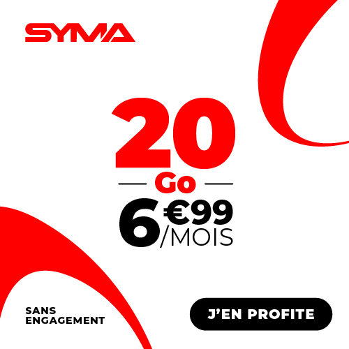 promo forfait Syma 20Go