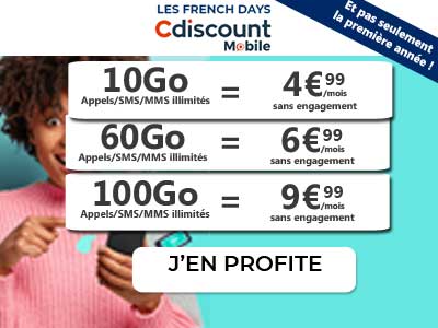 Forfaits Cdiscount French Days