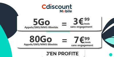 Forfaits Cdiscount Mobile