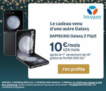 promo Z Flip5 bouygues Telecom