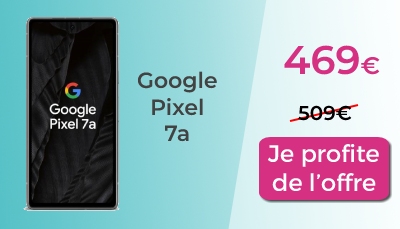 Google Pixel 7a sur RED by SFR