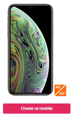 Acheter l'iPhone Xs chez Sosh 