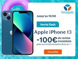 promo Bouygues Telecom iPhone 13