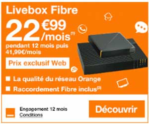 Livebox Fibre d'Orange en promo