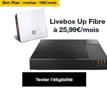 Livebox UP d'Orange en promo