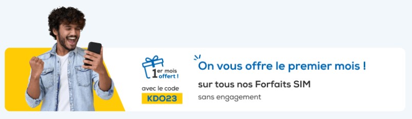 La poste mobile un mois offert
