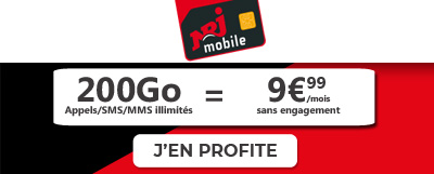 Forfait 200 Go NRJ Mobile