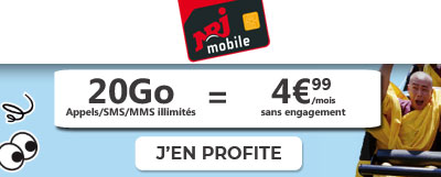Promo NRJ Mobile moins de 5 euros