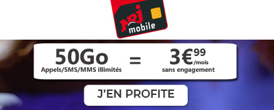 Forfait NRJ Mobile 50Go