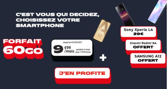 forfait et smartphone chez nrj mobile