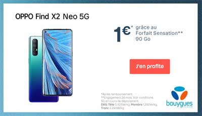 Oppo Find X2 Bouygues Telecom