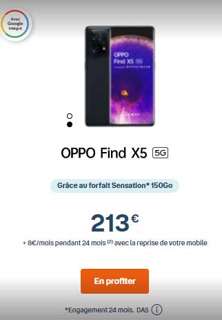 Oppo Find X5 - Bouygues Telecom