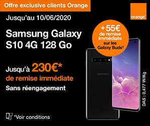 Samsung Galaxys10-orange