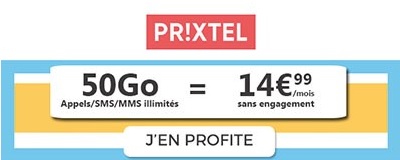 Souscrire au forfait Prixtel 50Go à 14,99?