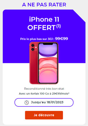 promo iPhone 11 cdiscount