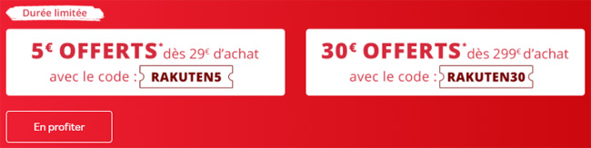 code promo rakuten