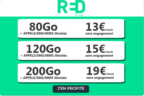 promos red by sfr forfaits mobiles
