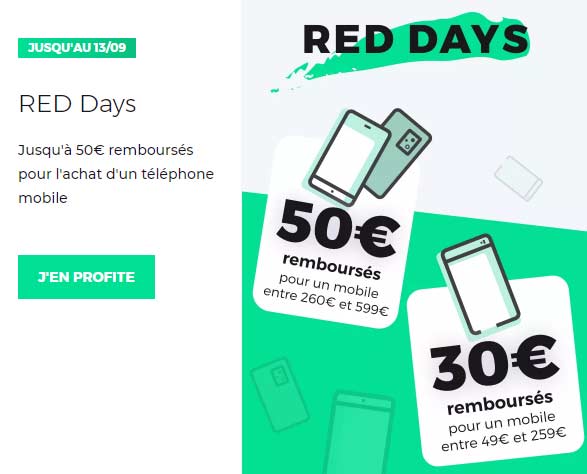 RED Days smartphone