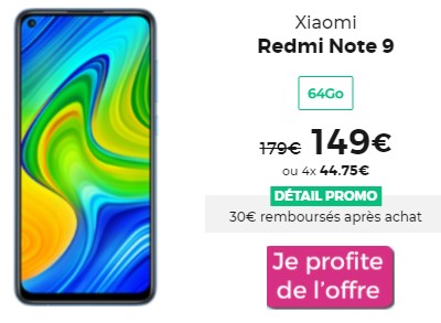 Xiaomi REDMI Note 9 promo