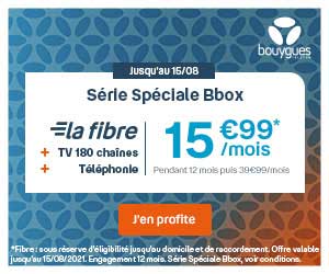 Serie Speciale Bbox a moins de 16 euros par mois
