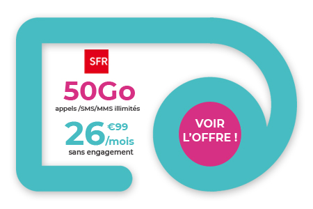 Forfait 50 Go 4G + SFR
